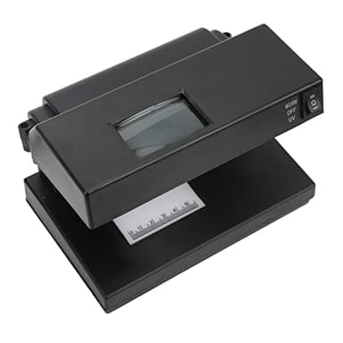 Détecteur de faux billets avec détection de lumière UV et identification rapide des faux et contrefaçons (prise américaine 110 V)