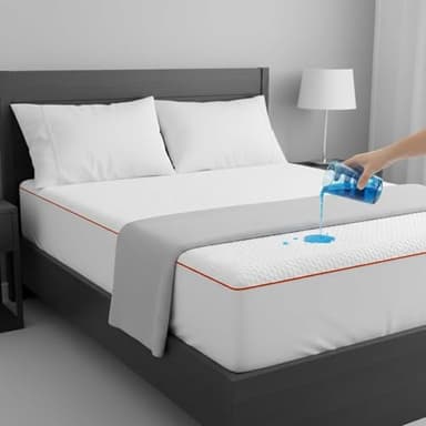Dormeo Protège-matelas imperméable de qualité supérieure pour lit jumeau – Couche de protection contre les taches et les déversements, rafraîchissant, évacuation de l'humidité, respirant, housse