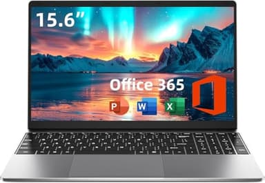 Jumper Ordinateur portable 15,6", Office 365, 4 Go de RAM 128 Go de stockage, extensible, 1 To, 4 cœurs, écran HD, Windows 11, Wi-Fi 5, BT4.2, Type-C, pavé numérique, pour étudiants et entreprises.