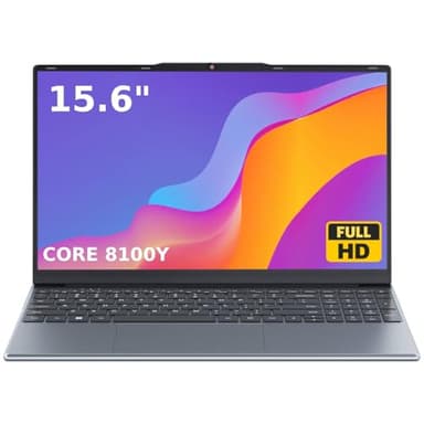 OTVOC Ordinateur portable de 15,6", compatible avec Windows 11, processeur Core (Beats Pentium, Celeron), jusqu'à 3,4 GHz, 4 Go de RAM, 128 Go SSD, jusqu'à 2 To, 15,6" FHD IPS 1920 x 1080, pour